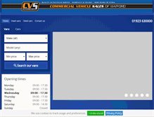 Tablet Screenshot of cvswatford.co.uk
